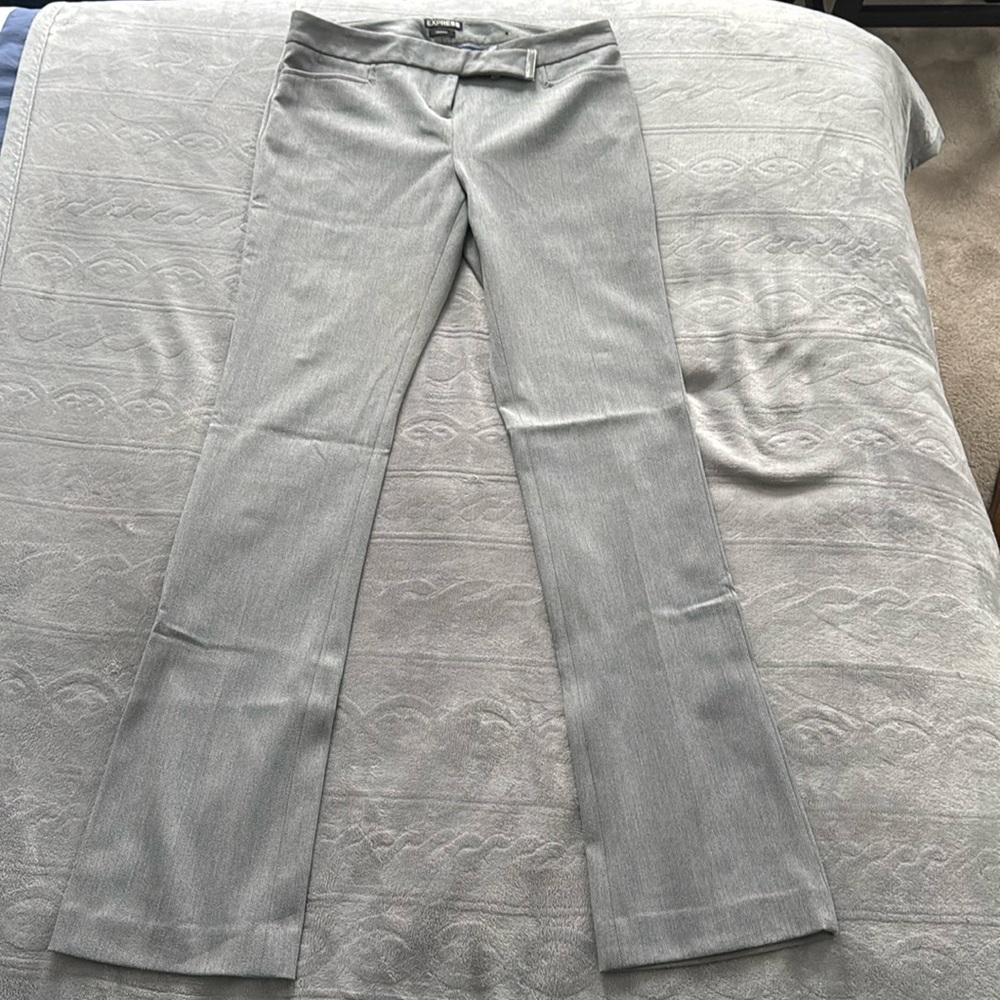 Express Woman’s Columnist Pants 2R Polyester Gray